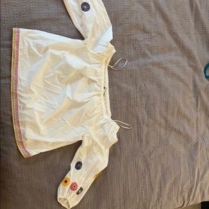 Made well off the shoulder white top